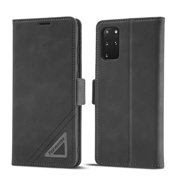Dteck Wallet Case for Samsung Galaxy S20 ,Ultra Slim PU Leather and Soft TPU with Shockproof Magnetic Card Slots Flip Case for Samsung Galaxy S20 6.7 inch,Black