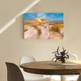 thumbnail image 3 of Beach Canvas Wall Art Bathroom: Seascape Coastal Picture Ocean Sunset Scene Print Tropical Seaside Painting Sea Seashore Artwork for Living Room Bedroom Decorations 20 x 16 Inches, 3 of 6
