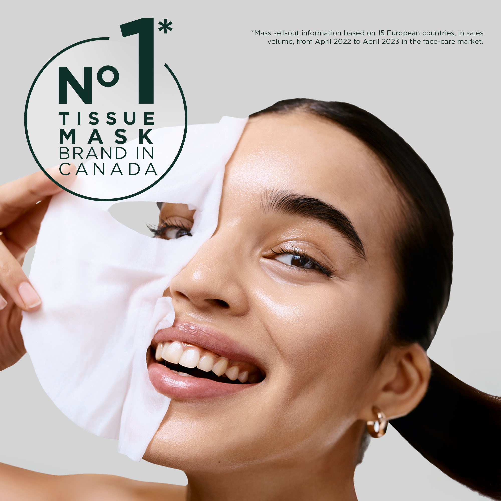 Garnier AHA+BHA Charcoal Mattifying Serum Mask, for Oily Skin, 1 Count