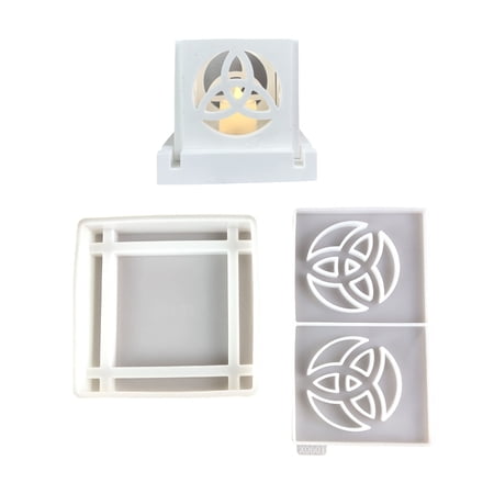 JZROCKER Candlestick Silicone Mold Flexible Silicone Molds for Crafting Detailed Knot Holders