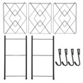 thumbnail image 2 of Pot Stand, Black Strong Load-Bearing Pot Storage Holder Floor Standing Space Saving Pot Rack Easy To Install  For Garage For Kitchen For Office 3 Layer, 2 of 8