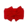 thumbnail image 1 of Bandeau Rouge 1 Pce Nouveau-Né Bébé Fille Bandeau Nœud Extensible, 1 of 2