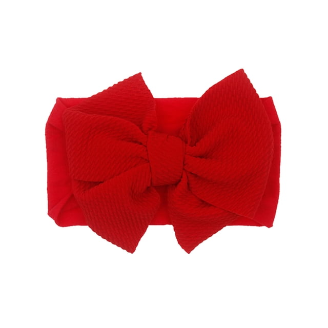 Bandeau Rouge 1 Pce Nouveau-Né Bébé Fille Bandeau Nœud Extensible