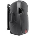 Rockville RAM12BT 12" Rechargable Powered 600W PA Speaker, 2 Mics