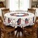 thumbnail image 4 of CaiYueKe 4th of July Tablecloth 60 Inch Round Patriotic Stars Table Cloth American Independence Day Memorial Day Table Cover for Kitchen Party Dining Picnic Indoor Outdoor Decor, 4 of 7