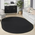 thumbnail image 6 of Nourison Essentials Indoor/Outdoor Black 6' x 9'oval Area Rug, (6x9 Oval), 6 of 11