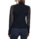 thumbnail image 4 of Blusa de manga larga con cuello alto y estampado de moda informal para mujer Fridja FKASFK4688, 4 of 7