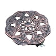 thumbnail image 3 of Almencla Support Roulant pour Plantes Terrasse Jardin Salon Patio Intérieur Extérieur avec Roues Cuivre Rougeâtre 26 cm, 3 of 8