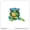 Unframed Version, variant on Gallery Pops Nickelodeon Teenage Mutant Ninja Turtles - Leonardo Patch Wall Art, Unframed Version, 12" x 12"