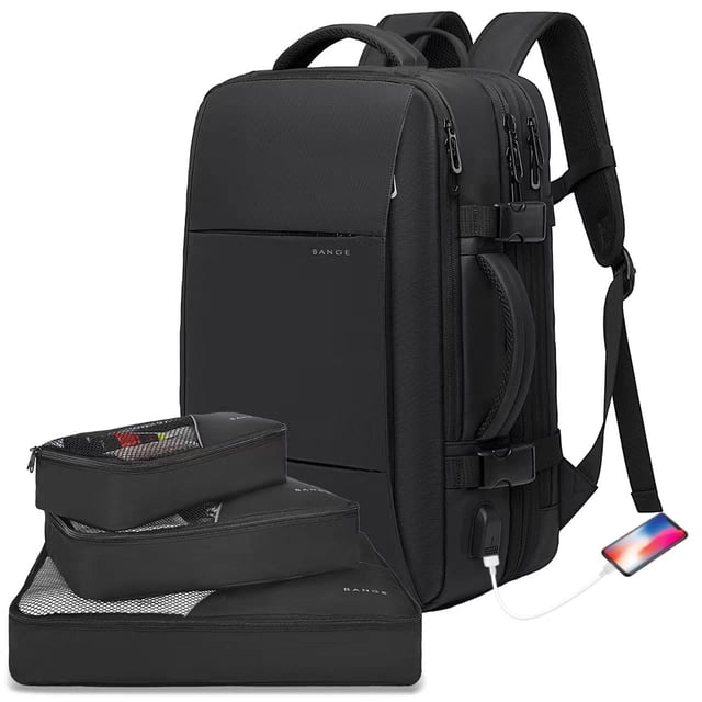 Mochila de mano BANGE Blake de 45 L para viajes de negocios de 17.3 pulgadas