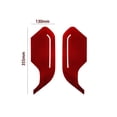 thumbnail image 3 of Soft Carbon Fiber Car Interior Decor Kits 2Pcs Red Carbon Fiber Rear Door Panel Cover Trim For Jeep Wrangler JL Gladiator Sticker, 3 of 15