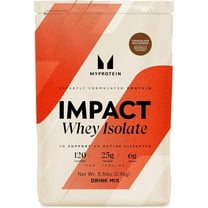 Myprotein Impact Whey Protein Isolate, 5.5 Lbs (79 Servings) Chocolate Smooth, 25g Protein, 3.5g Glutamine & 6g BCAA Per Serving, Protein Shake for Muscle Strength & Recovery