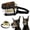 A, variant on Hell Hound Monster Muzzle Scary Natural Latex Dog Costume Muzzle | For Halloween Party Cosplay Dogs Beast Terror Pet Lifelike Teeth Mask Photo Shoots Trick or Treat with Adjustable Straps