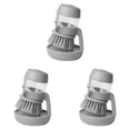 thumbnail image 1 of Fregadero Cepillo para Fregar Estropajo Limpieza Con Dispensador Jabón (gris), 1 of 4