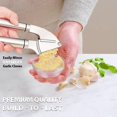 thumbnail image 3 of Garlic Press High-grade Stainless Steel, Crushing Tool, Suitable For Ginger And Nuts, 3 of 4