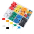 thumbnail image 5 of HONITANO 8 Boxes 160Pcs Flag Push Pins for Office Use in Assorted Colors, 5 of 8