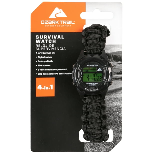 Ozark Trail Outdoor Equipment Survival Wristwatch Unisex Walmart Walmart 