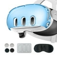 thumbnail image 1 of Ensemble de Protection pour Accessoires VR Meta Quest 3, Cache-Objectif, Film Trempé + Capuchon de Joystick + Couvercle de Protection en Cristal, 1 of 2