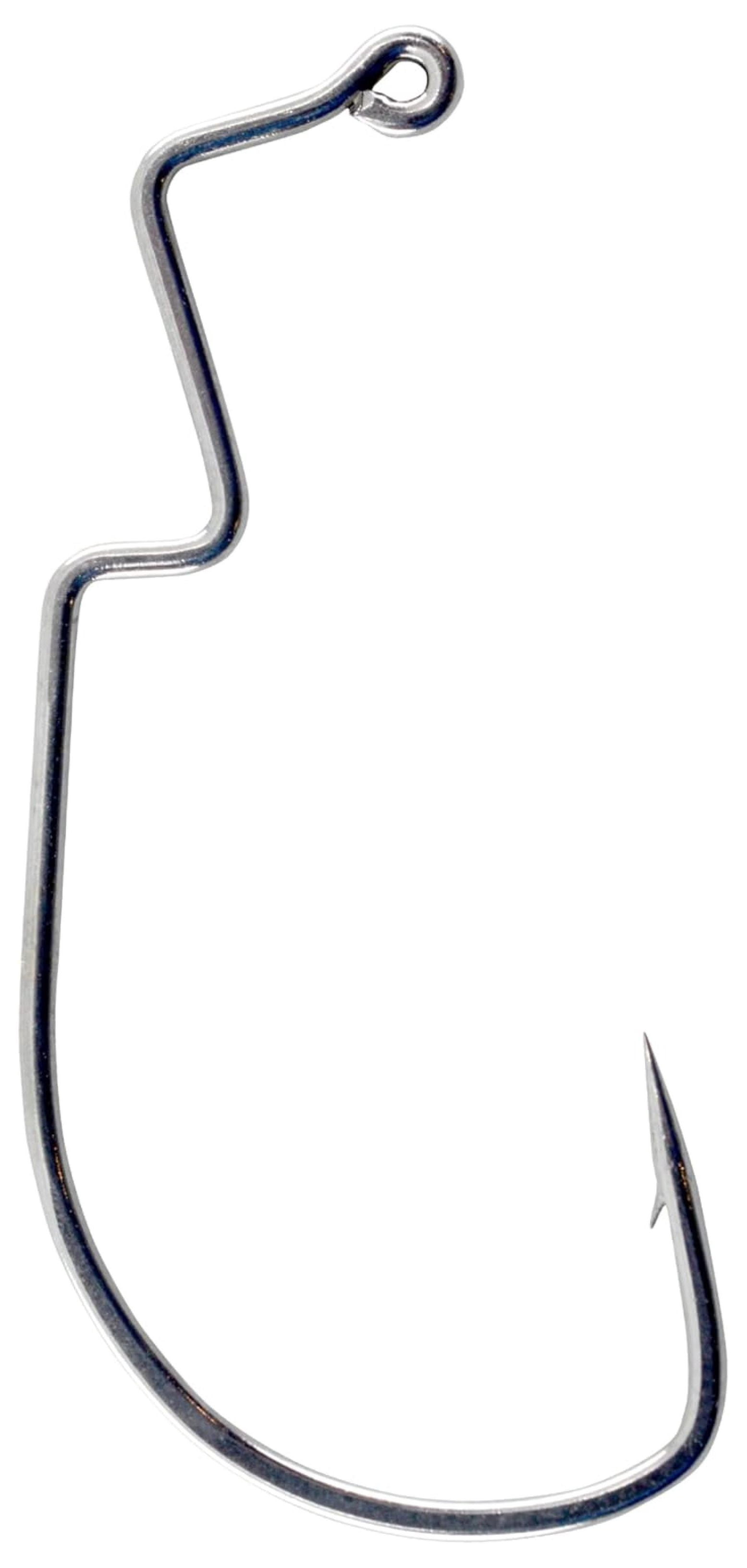 Victory 10777 Black Extra Wide EWG Weedless Jig Hook Pack of 100 Size #1-4/0