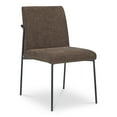 thumbnail image 2 of Moe's Home Collection Danny Dining chair Set of Two Fabric Brown, 2 of 8