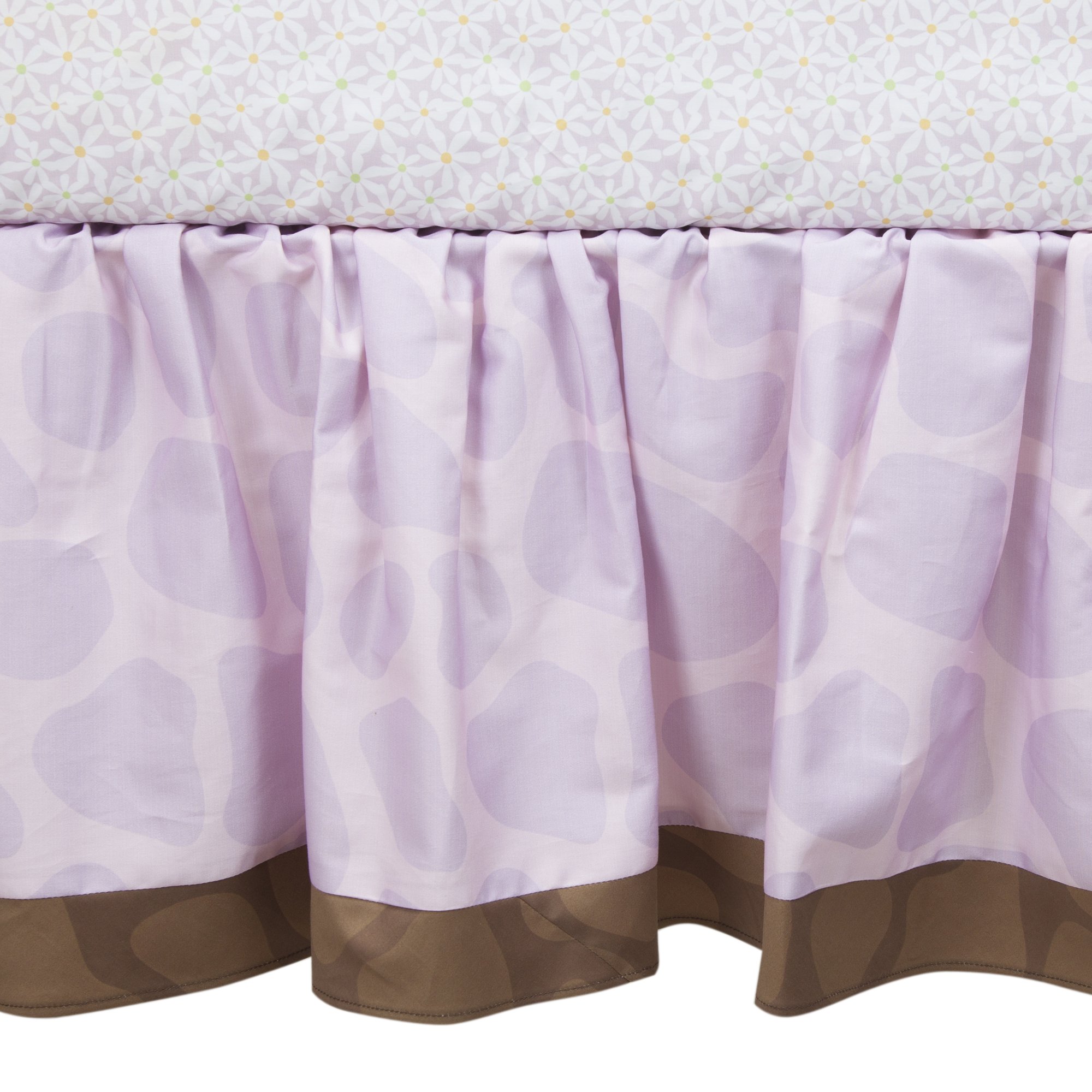 Lambs & Ivy Ladybug Jungle 4-Piece Crib Bedding Set - Brown, Purple, Animals