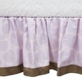 thumbnail image 5 of Lambs & Ivy Ladybug Jungle 4-Piece Crib Bedding Set - Brown, Purple, Animals, 5 of 6