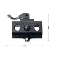 thumbnail image 4 of Adaptador De Montaje De Adaptador De Bípode De 20 Mm Conector De Bípode Para Exteriores Yuarrent OD009460-01, 4 of 6
