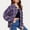Purple, variant on Idoravan Cardigans for Women Spring Women's Fashion Plaid Cardigan Jackets Casual Long Sleeve Button Down Lapel Tops Blouse Loose Comfy Shirts Coat