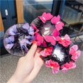thumbnail image 5 of Ballet Latin Dance Hair Net Female Girl Dance Exam Hair Net Head Flower Ball Head Coil Hair Headdress, 5 of 6