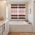 thumbnail image 3 of Curtains 84 Inches Long 2 Panels, Farmhouse Boho Grommets Window Treatment Curtain, Retro Ethnic Traditional Patterned Thermal Curtains Drapes for Living Room/Bathroom, 3 of 9