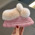 thumbnail image 6 of THDHVS Girls Slippers,Kids' Fleece Lined Slippers with Enclosed Heel and Non Slip Bottom Plush House Shoes for Boys and Girls All Age Groups Pink, 6 of 8