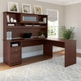 thumbnail image 6 of Atlin Designs 72W L Shaped Computer Desk with Hutch and Drawers, 6 of 7
