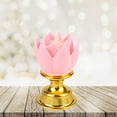 thumbnail image 5 of Lotus Lamp Battery Operated Exquisite Buddhist Supplies Pink, 5 of 7
