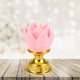 thumbnail image 5 of Lámpara de loto, colorida y creativa, con pilas, luz de Buda sagrada para suministros de altar budista, de decoración de de oración , Rosado, 5 of 7