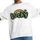 thumbnail image 5 of Camisetas informales de manga corta con arcoíris de la suerte verde para hombre, camisetas gráficas, 5 of 8