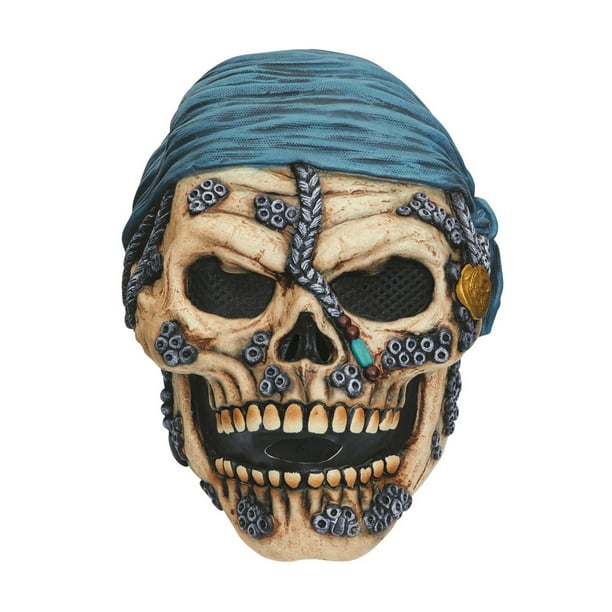 Bristol Novelty - Máscara calavera pirata para disfraz (Multicolor)