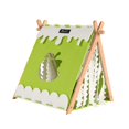 thumbnail image 4 of BELOVING Guinea Pig House, Hamster Nest Rabbit Tent Play Hut Cage Accessories with Curtains Comfortable Rabbit Hideout for Chinchilla, 4 of 10
