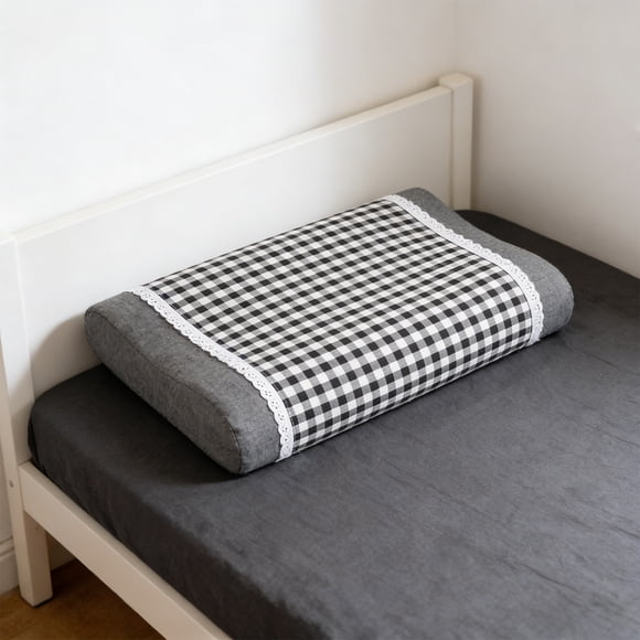 Funda de almohada transpirable de algodón para adultos | Funda individual suave y lavable, agradable para la piel | Decoración minimalista de estilo bohemio | Ropa de cama para dormitorio