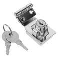thumbnail image 4 of WHAMVOX 1 Set of Household Metal Showcase Locks Metal Cabinet Locks Metal Cabinet Safety Locks, 4 of 8