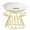 Gold, variant on SATRINO Raised Dog Bowl Stand for Medium & Large & Extra Large Dogs,Metal Tall Dog Food Stand,Strong Square Tubes Elevated Dog Bowl Stand (Bowl Not Included)