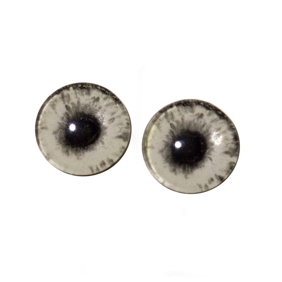 16mm Glow in the Dark Zombie Human Glass Eyes