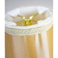 thumbnail image 4 of Home Concept Beige/Eggshell Striped Chandelier Clip-On Premium  Lampshade 3x5x4.5, 4 of 5