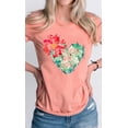 thumbnail image 3 of Blooming Cactus Stuck on You Valentine Graphic Tee T-Shirt, 3 of 7