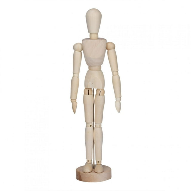 Lightweight Wooden Mannequin, Articulated Mannequin, Multifunctional Moveable For Sketching Drawing