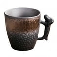 thumbnail image 3 of Tazas de café de cerámica, taza de té, taza minimalista para beber de 86ml, taza de cerámica, taza de café expreso para regalo del Día n Valentí y negro Soledad Tazas de cafe, 3 of 10