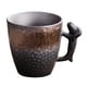 thumbnail image 3 of Tazas de café de cerámica, taza de té, taza minimalista para beber de 86ml, taza de cerámica, taza de café expreso para regalo del Día n Valentí y negro Soledad Tazas de cafe, 3 of 10