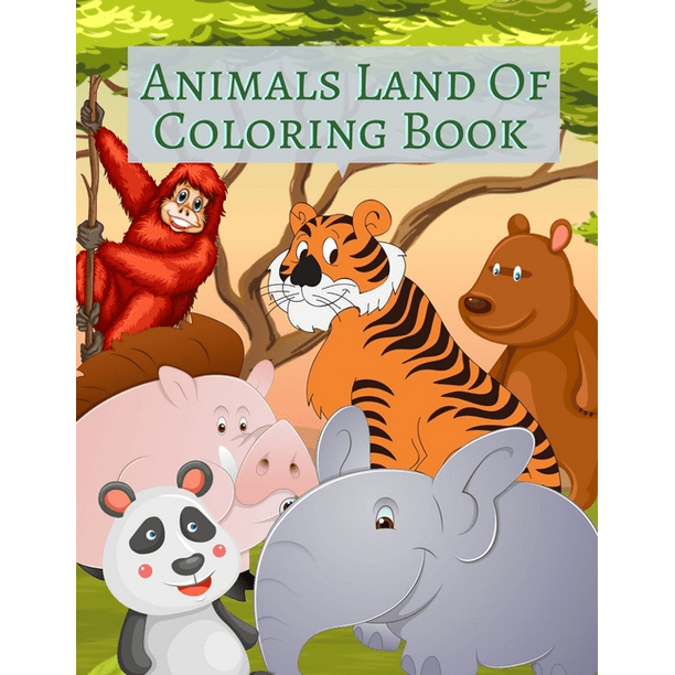 Download Animals Land Of Coloring Book Little Zoo Animals Coloring Book For Girls Cute Animals Relaxing Colouring
