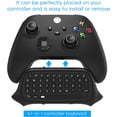 thumbnail image 4 of Navor Wireless Keyboard for Xbox Series X|S & Xbox One Controllers, 2.4G Chat Pad with Full QWERTY, 3.5mm Audio Jack, Controller-Powered – Black, 4 of 6
