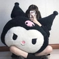 thumbnail image 4 of Sanrio-muñeco de peluche Kawaii de tamaño Extra grande, My Melody Purple Kuromi, sofá de dibujos animados, almohada suave, juguetes para niños, regalos de Navidad para niñas, 4 of 4