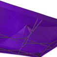 thumbnail image 2 of American Phoenix 10x10 ft Purple Pop up Canopy Tents Portable Commercial Fair Shelter, 2 of 5